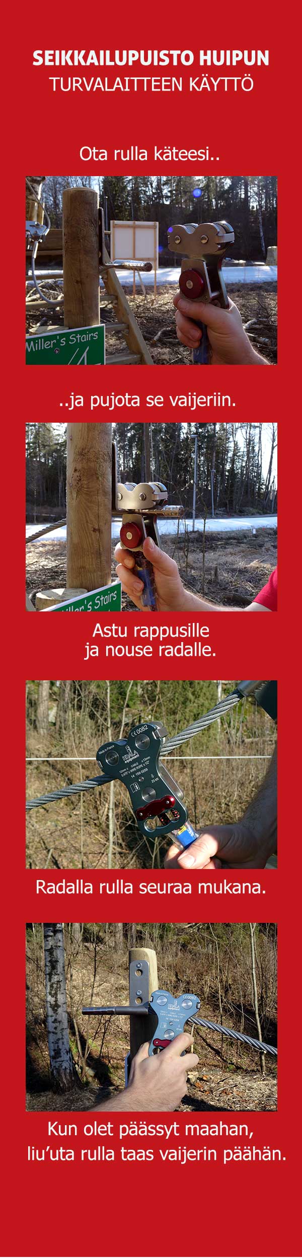 HuippuTurvalaitteenKayttoKuvasarja